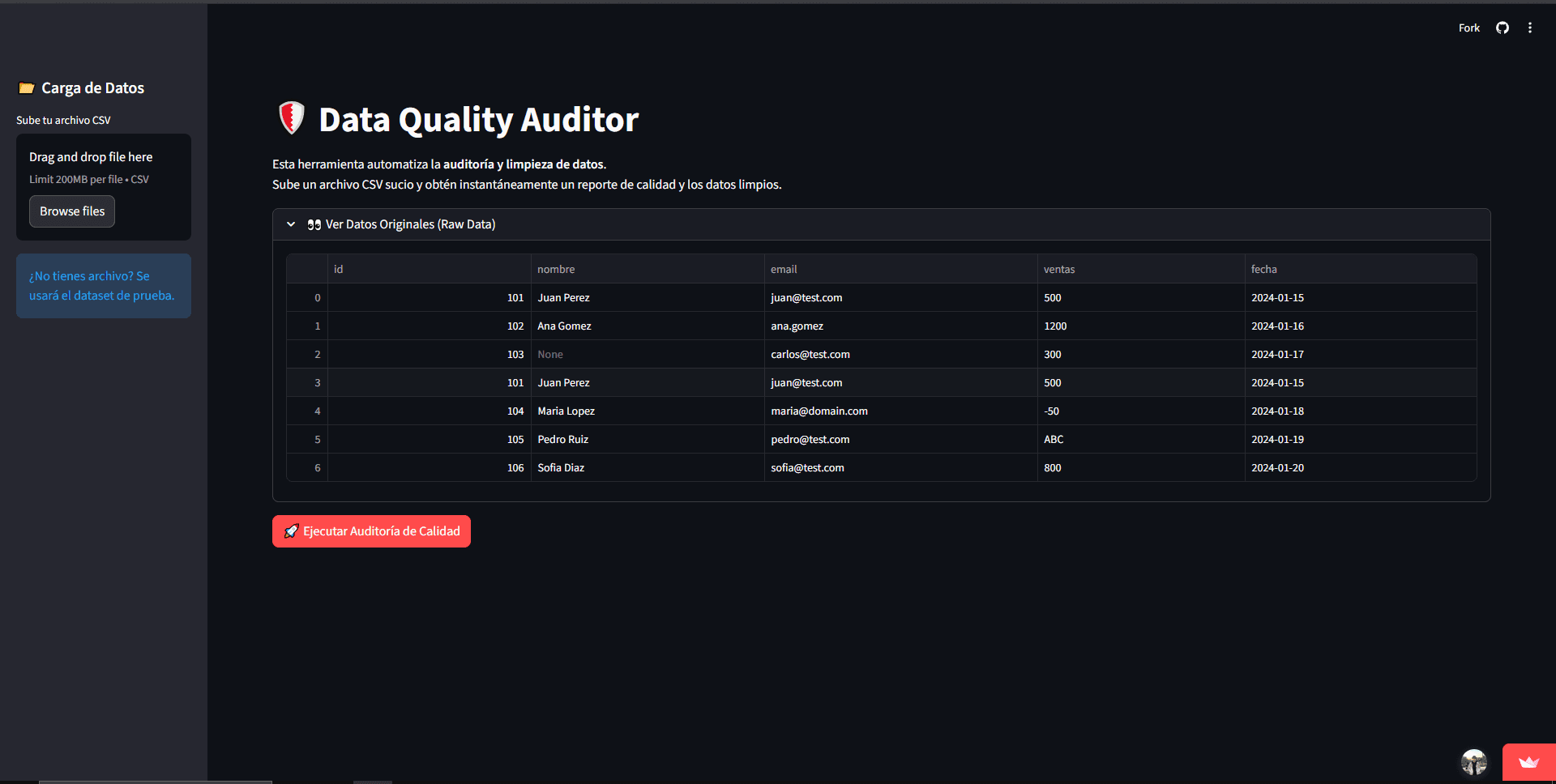 The Data Quality Auditor